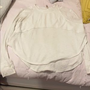 free people white top